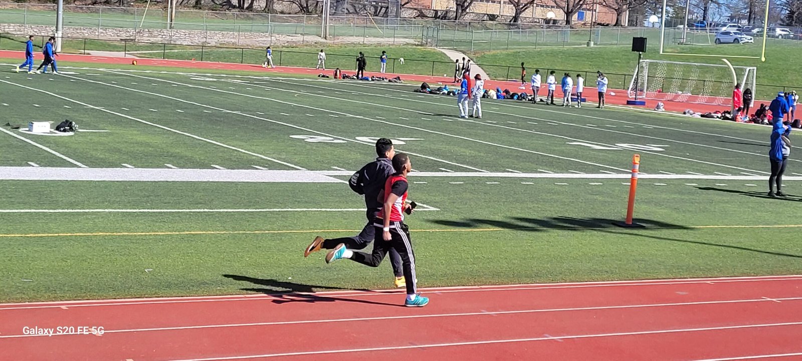 Team huddle or training moment
